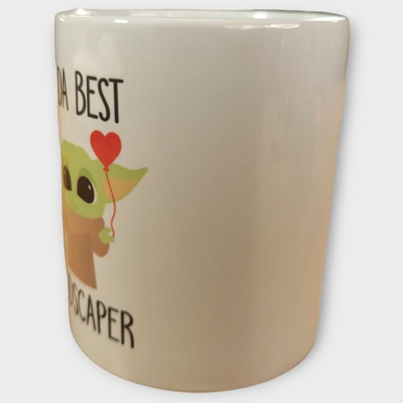 Star Wars - Baby Yoda - "Yoda Best Landscaper" Coffee Mug - NEW! - Picture 2 of 6